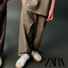 ZR Brown Interlock All Weather Trouser 13691