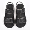 Crocodile Black PU Sole Sandal 2739 A