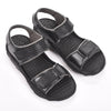 Crocodile Black PU Sole Sandal 2739 A