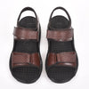 Crocodile Brown PU Sole Sandal 2739 B