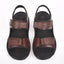 Crocodile Brown PU Sole Sandal 2739 B