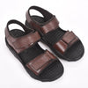 Crocodile Brown PU Sole Sandal 2739 B