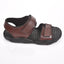 Crocodile Brown PU Sole Sandal 2739 B