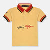 TMY Signature Embroided Soft Yellow Polo 12933