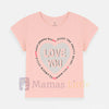 NXT Love you Heart Pink Shirt 7654