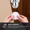 2 pcs door knob cover Baby Safety Door Knob Covers Doorknob Locks Child Children Kids Proof(random color )