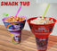 2 in 1 Snack Tub with Straw Glass For Kids Frozen Barbie Unicorn Encanto Roblox Characters For Kids (random color & Character)
