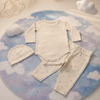 Universe Full Sleeves Romper with CAP and Trouser 3 piece set Bodysuit 13791