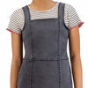 Steve Madden Lining Dungaree Shirt 2-piece Dress Set 13440
