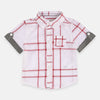 TRN Red Lines White Shirt 3132