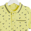 Tenso Yellow Printed Polo Shirt 5033