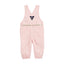 Oshkosh Bgosh Pink Hickory Stripe Dungaree with Ribbon Belt