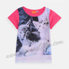 PEHU 3 Cats Printed Dark Pink Shirt 7350