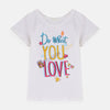 HM Do What you Love White Shirt 7738