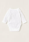 Rik White Full sleeves Front Open Bodysuit 13261