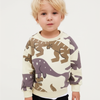 ZR Dinosaur Printed Light Fleece Sweatshirt 13479