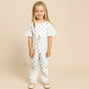 ML Green Polkadots White Allover Teens Jumpsuit 11884