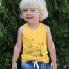 Futurino Yellow Sleeveless Shirt 3884