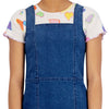 Steve Hearts Dungaree Shirt 2-piece Dress Set 13438