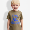 M Green Its All Good Printed T-shirt