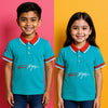 TMY Signature Embroided Sea Green Polo 12934