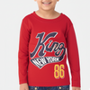 King Newyork Red Full Sleeve Shirt 9334