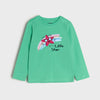 Sin Say Rainbow Star Green Full Sleeves Shirt 13699