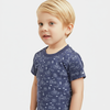 GRG Blue Fish Printed T-shirt 1289