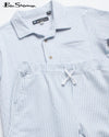 Ben Sherman Sky White Lining Shirt Shorts Set 13580