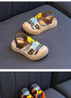 Construction Truck Brown Soft Sandal 2754 B