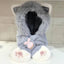 Rabbit Ear Flapper Neck Fur Winter Cap 2764