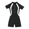 Black Quick Drying Unisex Swimsuit 13602