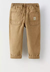 ZR Camel Brown Canvas Pant 13622