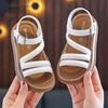 White 5 Stripe Washable Long Soft Sandal 2771 A