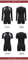 Black Quick Drying Unisex Swimsuit 13602