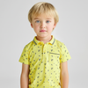 Tenso Yellow Printed Polo Shirt 5033