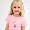Girls Tea Pink Mermaid Fancy Top 3974