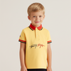 TMY Signature Embroided Soft Yellow Polo 12933