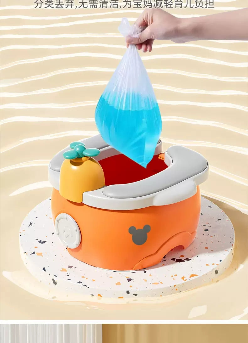 Travel Foldable Kids Potty Urinal seat With Bags 2528 kiddie.pk