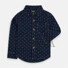 CP Dark Blue with Arrows Pattern Casual Shirt 1741