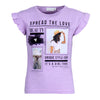 DZN Light Purple Spread The Love Beauty Fancy Shirt