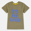 M Green Its All Good Printed T-shirt