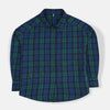UN Green and Blue Casual Check Shirt 2434