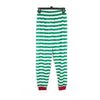 TU Green and White Lining with Red Bottom Leggings