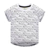 NXT Black and White Dinosaur Printed T-shirt 1456