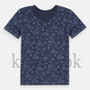 GRG Blue Fish Printed T-shirt 1289