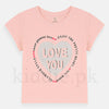 NXT Light Pink Love You Printed T-shirt 1399