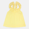 MNG Frill Yellow Sleeveless Top 3366
