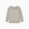 ZY Grey Ruffles Jumper