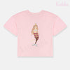 Girls Tea Pink Mermaid Fancy Top 3974